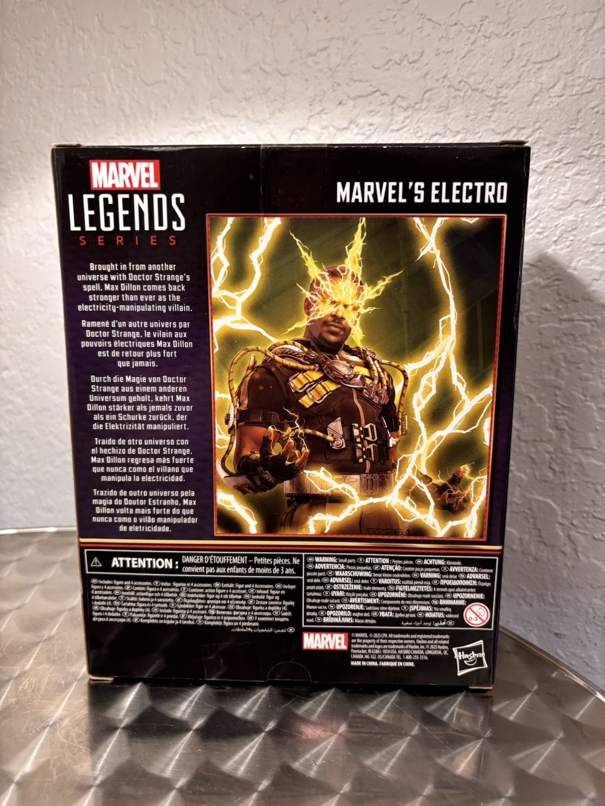 2025 Hasbro Marvel Legends Spider-Man No Way Home Electro Deluxe 6" Figure New