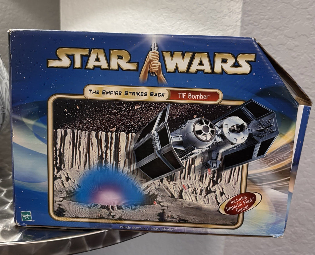 Star Wars Empire Strikes Back TIE Bomber and Pilot BRAND 2002
