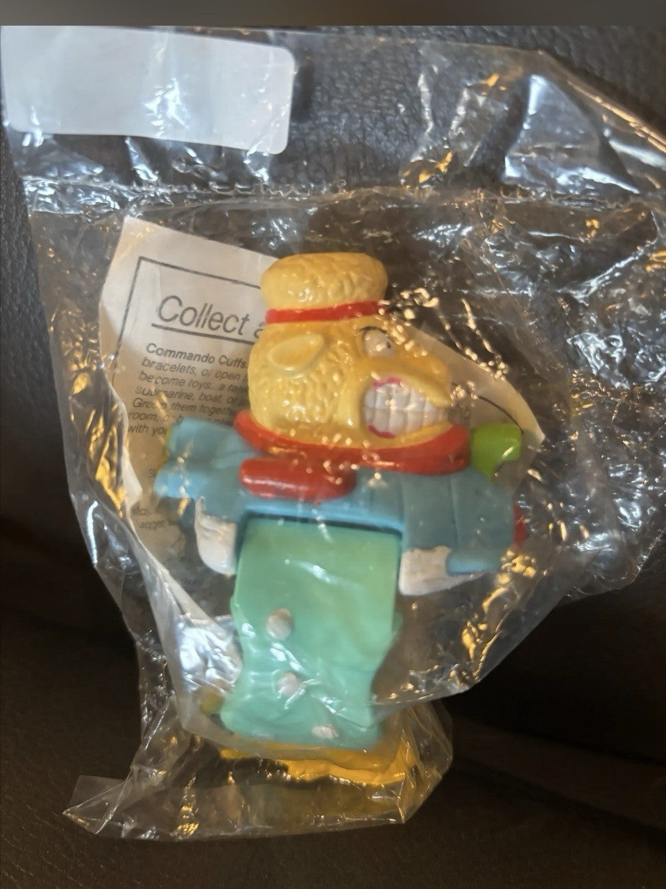 Vtg 1990 Major Sargeant Barnyard Commando Cuffs Burger King Kids Club Toy Sealed