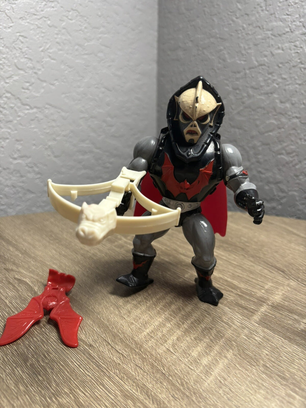 1984 MOTU Complete HORDAK REPRO CAPE and BROKEN BAT CUFF