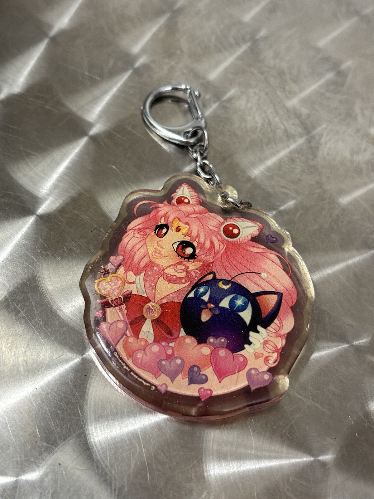 Sailor Moon Acrylic keychain Sailor Chibi Moon And Luna