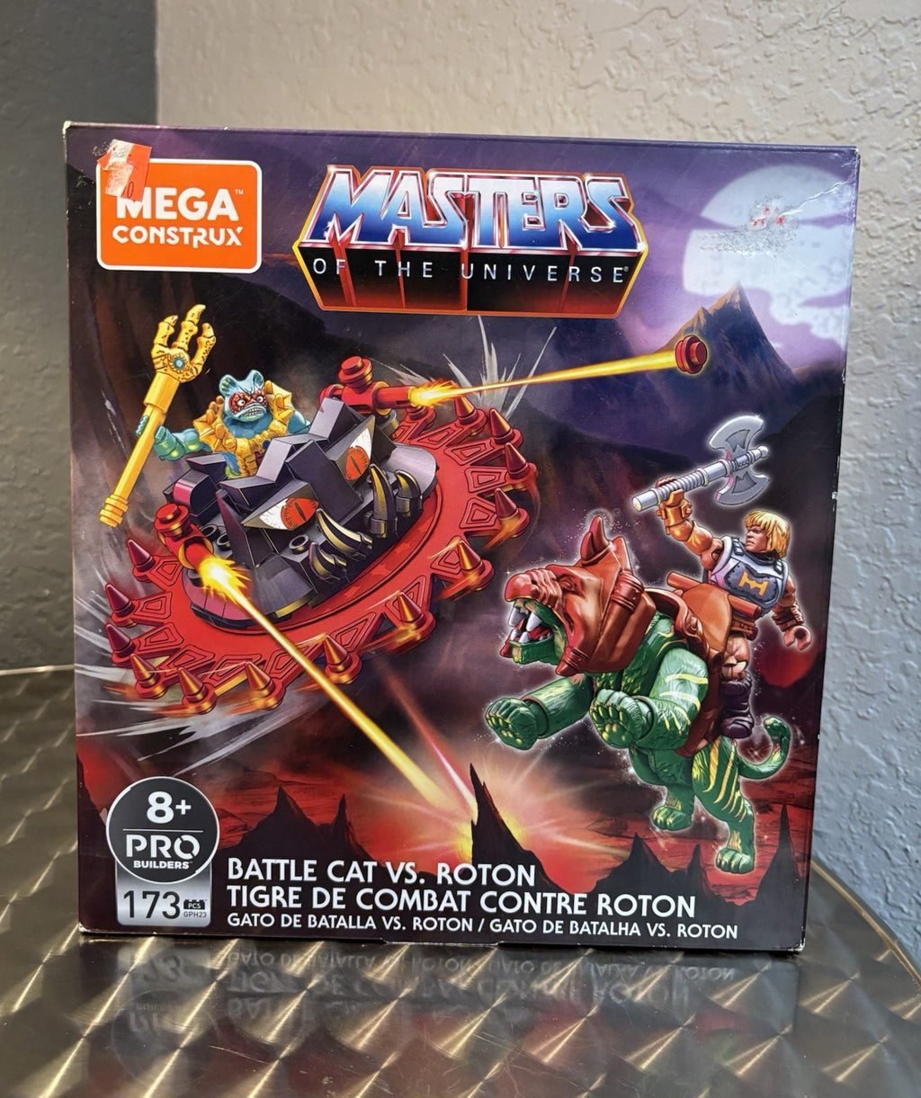 Mega Construx Masters Of The Universe Battle Cat Vs Roton Heman He Man Mattel