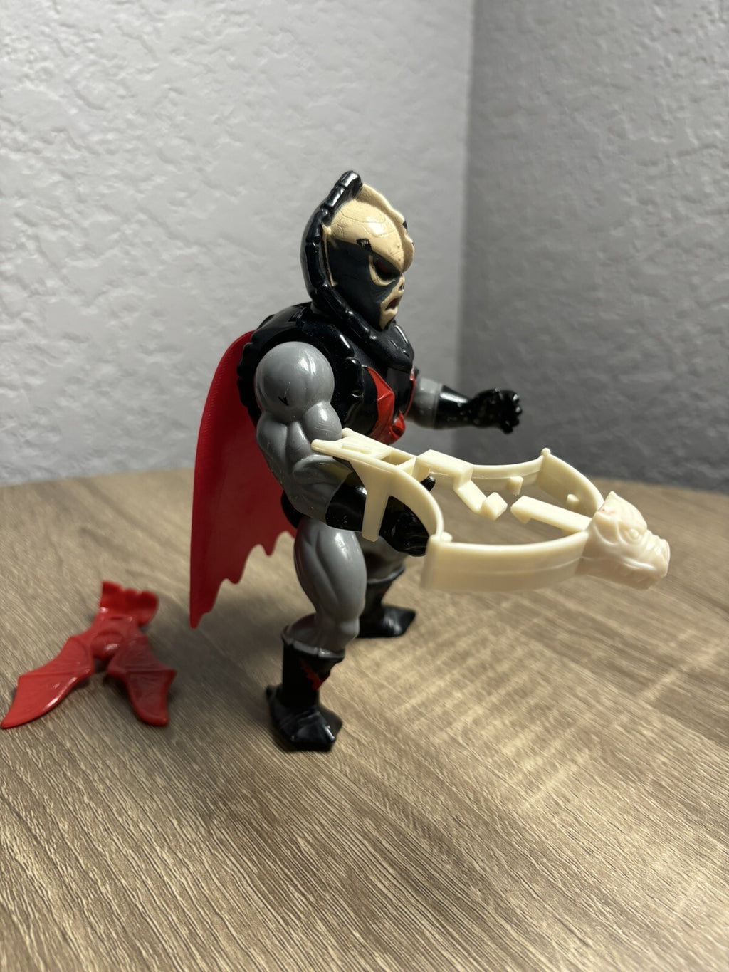 1984 MOTU Complete HORDAK REPRO CAPE and BROKEN BAT CUFF