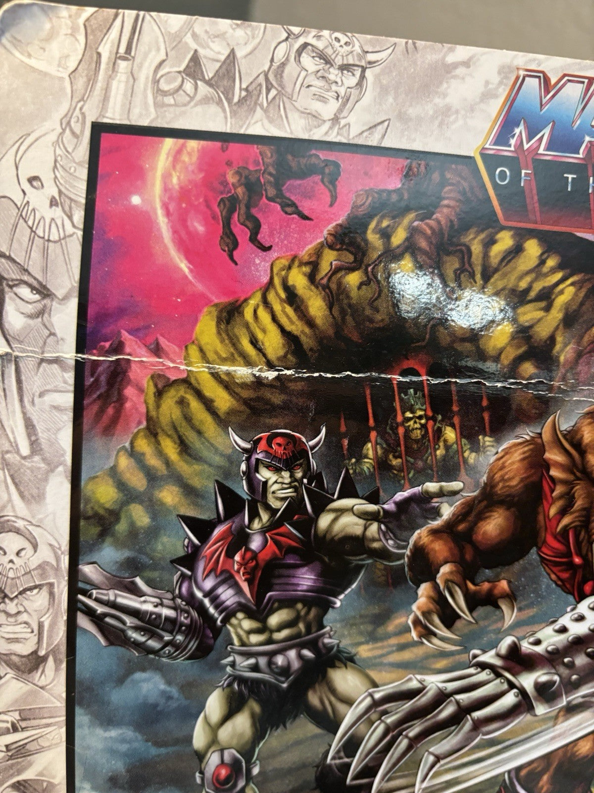 Masters of the Universe Origins Sketchbook Series Hordak & Grizzlor Figures NIB