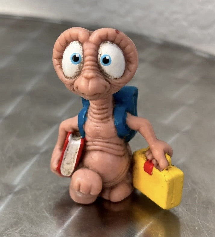 Vtg E.T. Extra Terrestrial 2 1/2" PVC Collectable Figurine figure Applause 1988