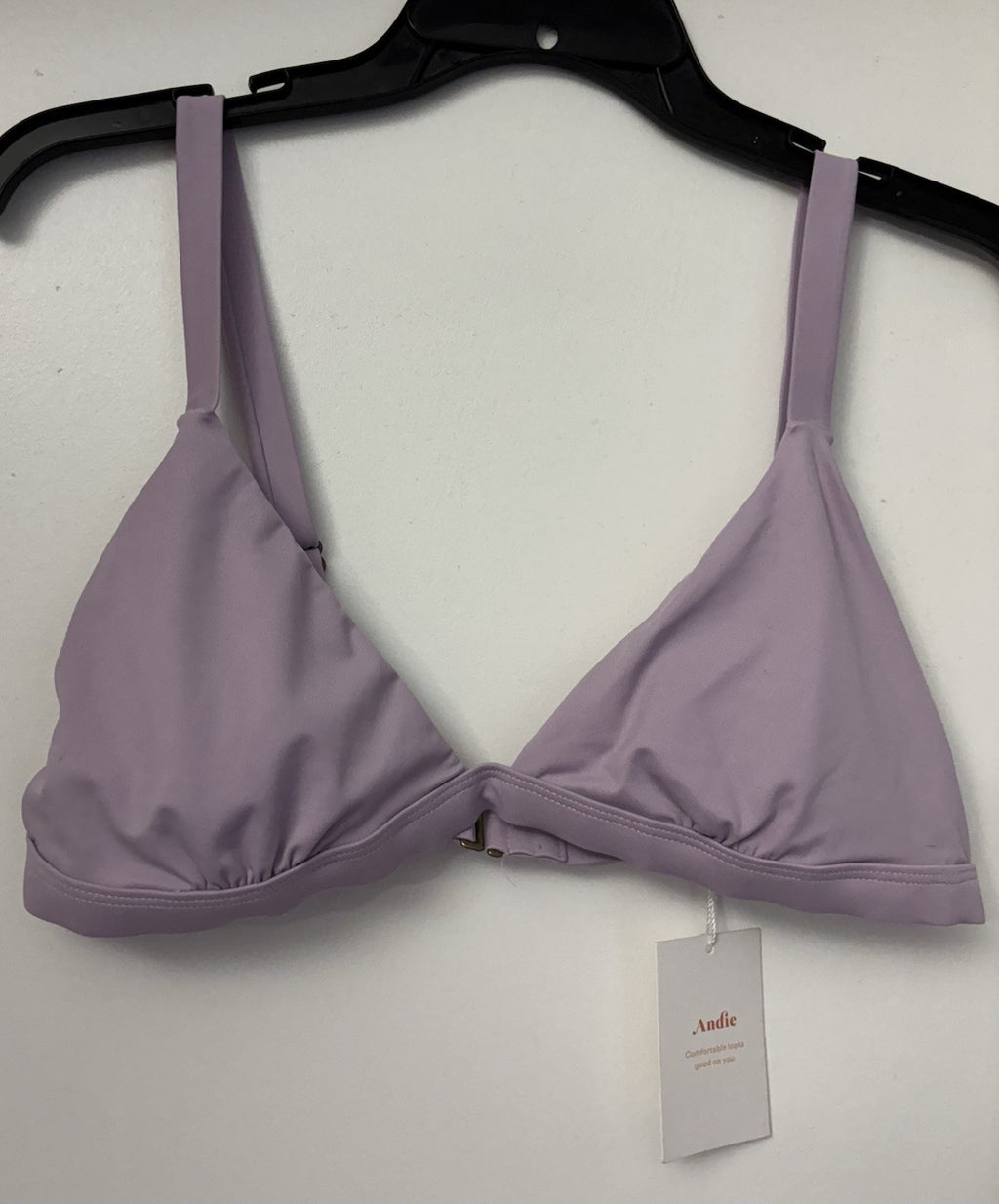NWT Andie Swim Size M The Caicos SBRY Light Purple Medium