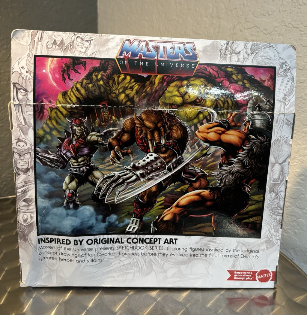 Masters of the Universe Origins Sketchbook Series Hordak & Grizzlor Figures NIB