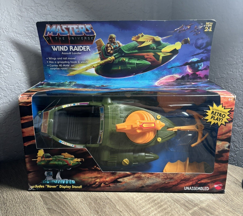 MOTU Origins WIND RAIDER Assault Lander 2021 Mattel Masters of the Universe