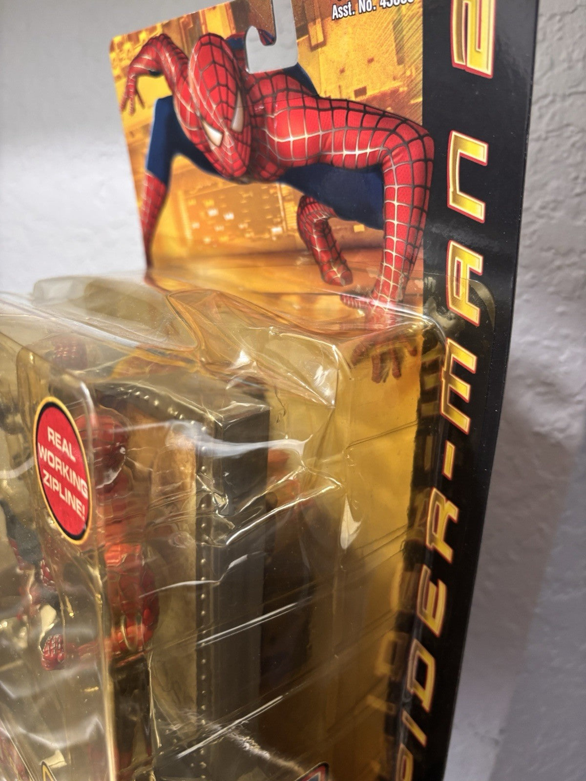 VTG 2004 Toy Biz Marvel Spider-Man 2 Shoot & Slide Action Figure Sealed New 