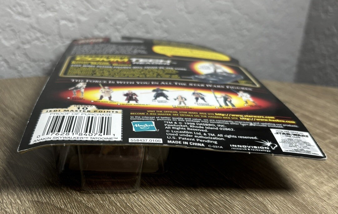 STAR WARS Episode I ANAKIN SKYWALKER (TATOOINE) Action Figure COMMTECH 1998 