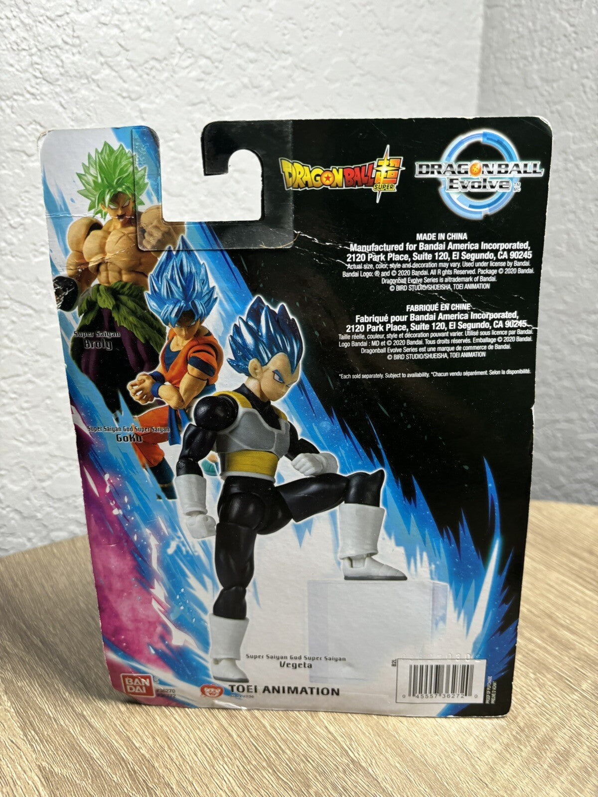 Dragon Ball Super Evolve Super Saiyan Blue Vegeta 5-Inch  (READ DESCRIPTION)