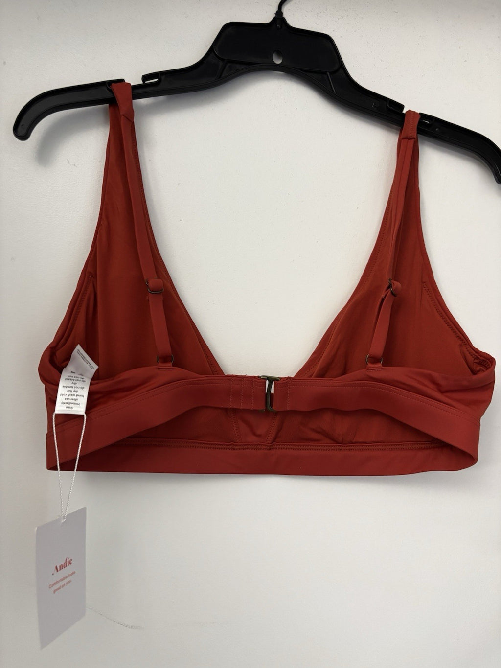 NWT Andie Swim The Tahiti Top Bikini Top Flat Chili Pepper Size Medium M NEW