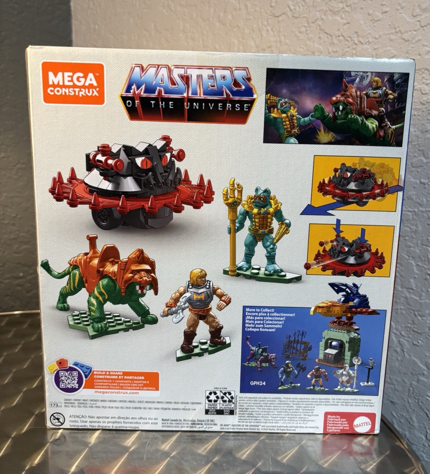 Mega Construx Masters Of The Universe Battle Cat Vs Roton Heman He Man Mattel