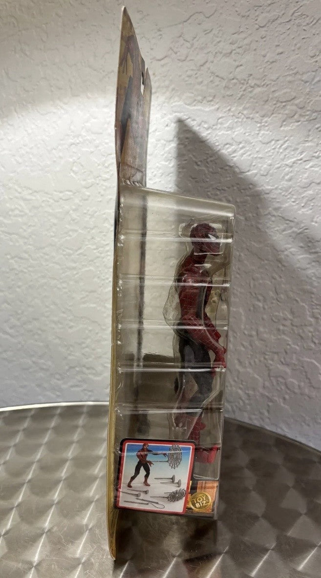 Toy Biz Spider-Man 2 Movie Web Blast Action Figure w Dual Web Shooters NEW 2004