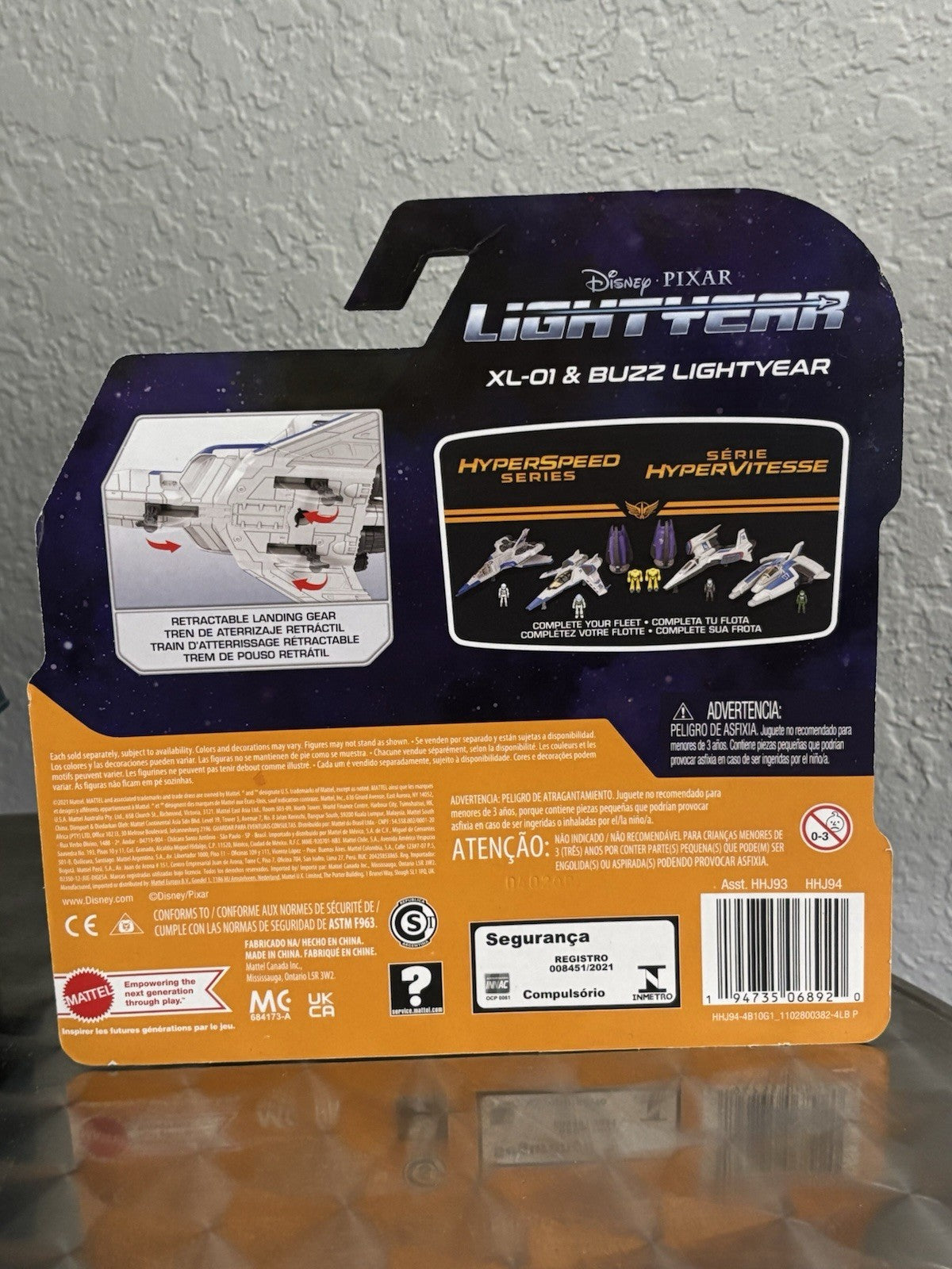 Lightyear 2021 Buzz Lightyear XL-01 Hyperspeed Series Disney Pixar Mattel NIB