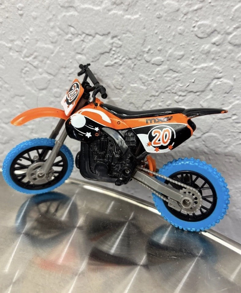 MXS Motocross Toy Dirt Bike - Jakks Pacific Moto Extreme Sports Blue/Orange #20