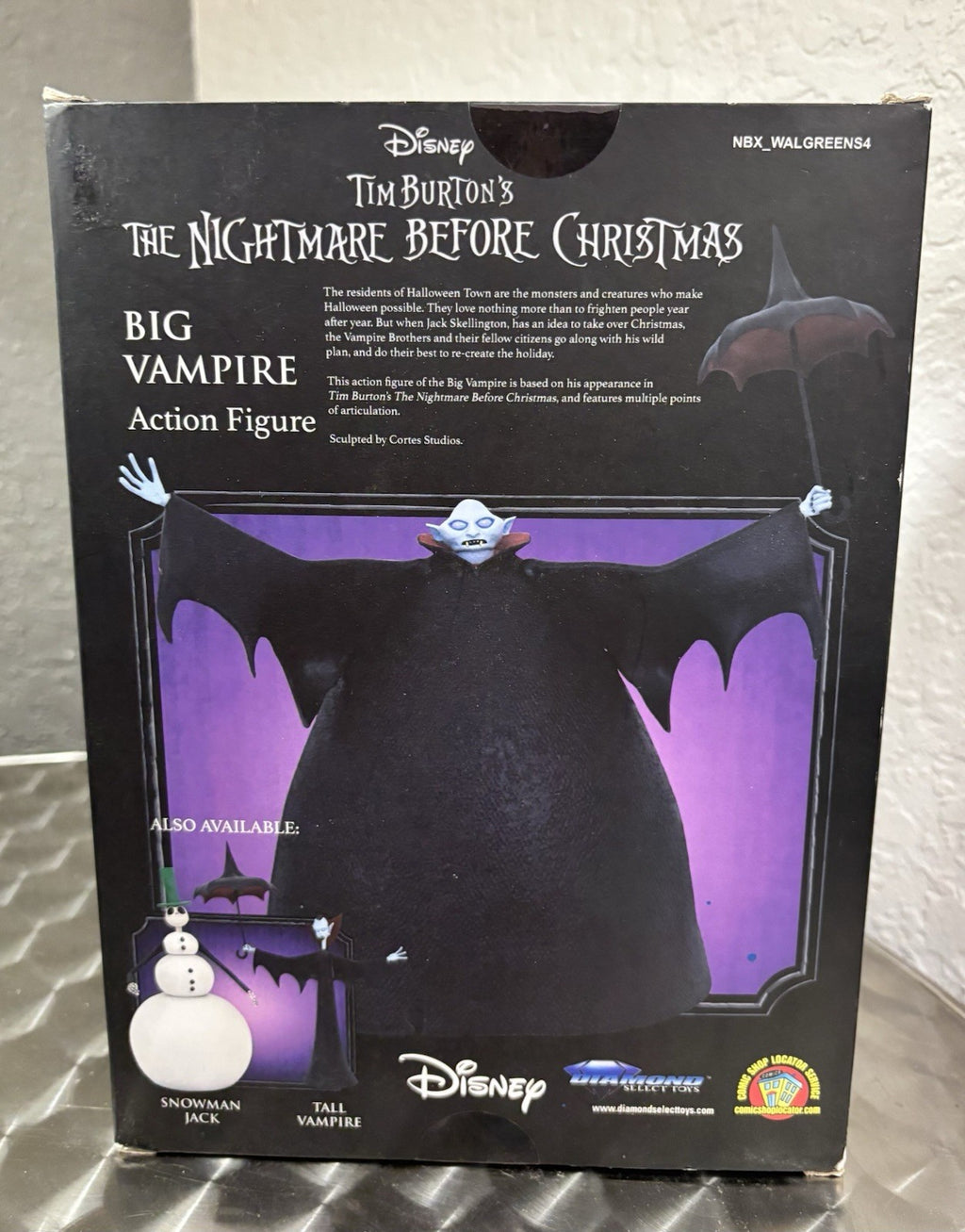Disney’s The Nightmare Before Christmas BIG VAMPIRE Diamond Select Toys - 2019
