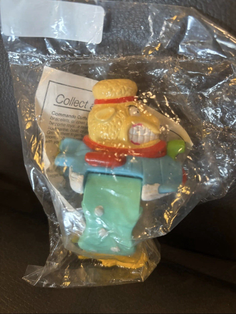 Vtg 1990 Major Sargeant Barnyard Commando Cuffs Burger King Kids Club Toy Sealed