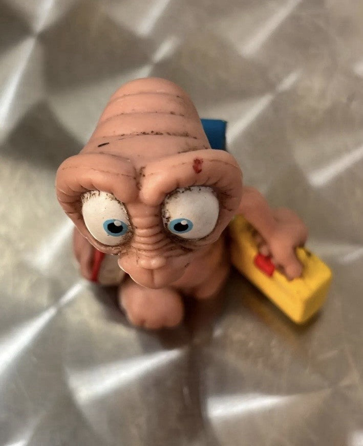 Vtg E.T. Extra Terrestrial 2 1/2" PVC Collectable Figurine figure Applause 1988