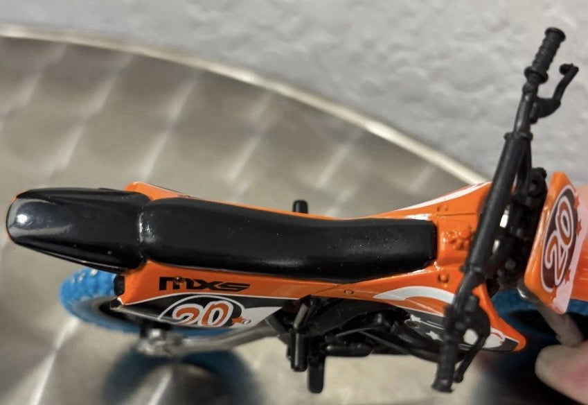 MXS Motocross Toy Dirt Bike - Jakks Pacific Moto Extreme Sports Blue/Orange #20