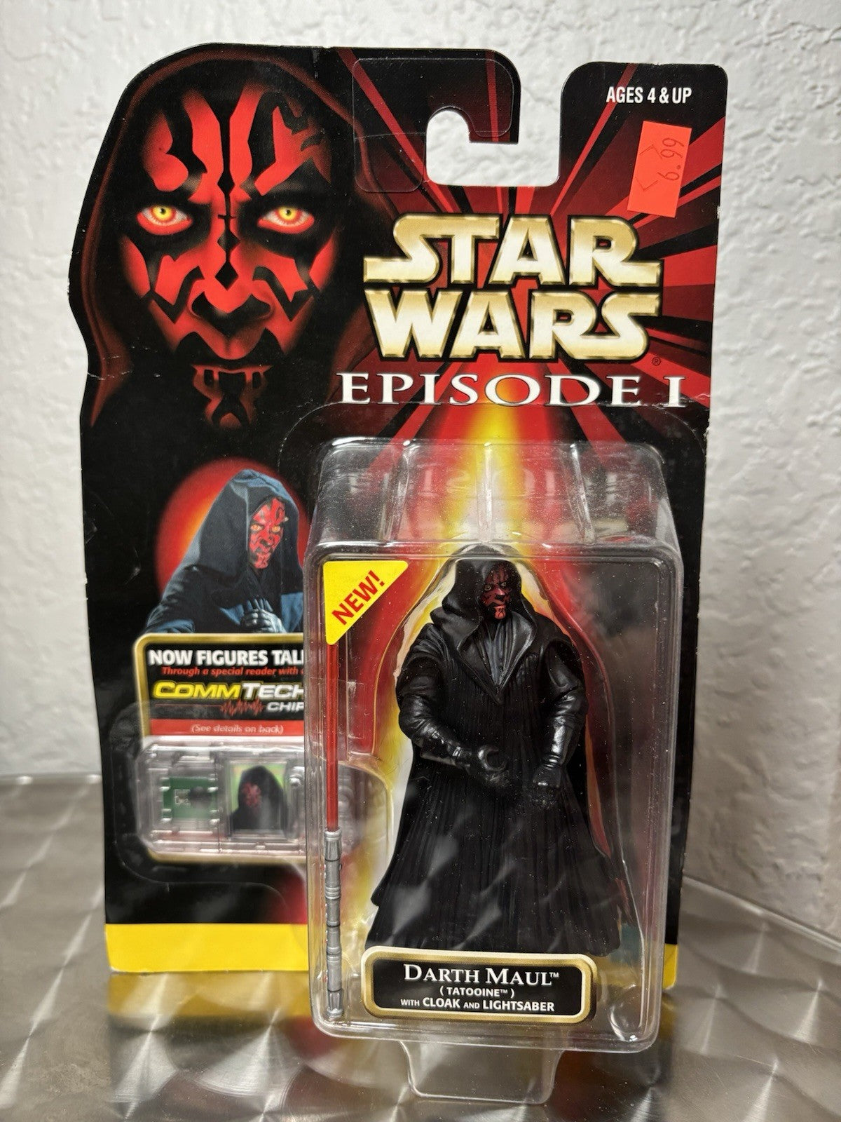 Hasbro Star Wars Episode I Tatoonie Darth Maul  Action Figure 1999
