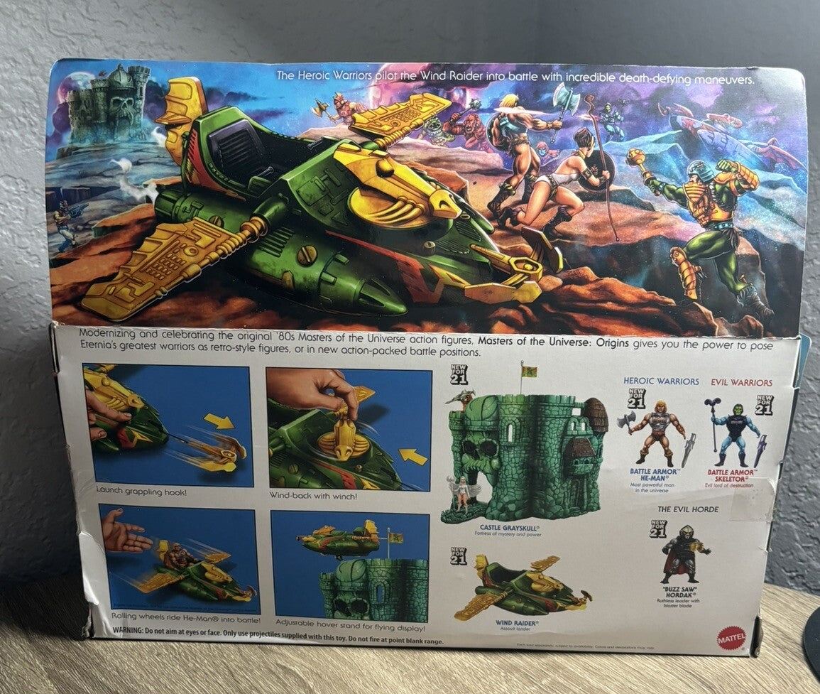 MOTU Origins WIND RAIDER Assault Lander 2021 Mattel Masters of the Universe