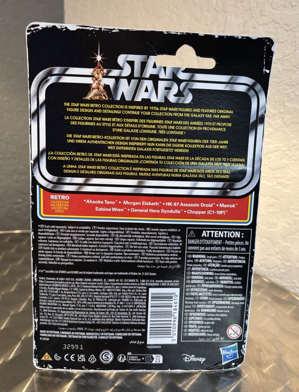 Star Wars Retro Collection Ashoka Sabine Wren 3.75" Kenner Action Figure