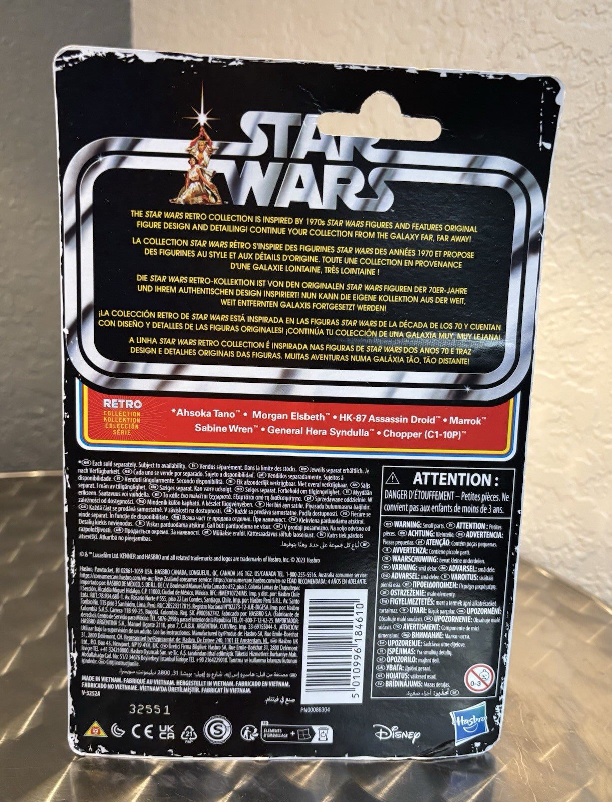Star Wars Retro Collection Ashoka Sabine Wren 3.75" Kenner Action Figure