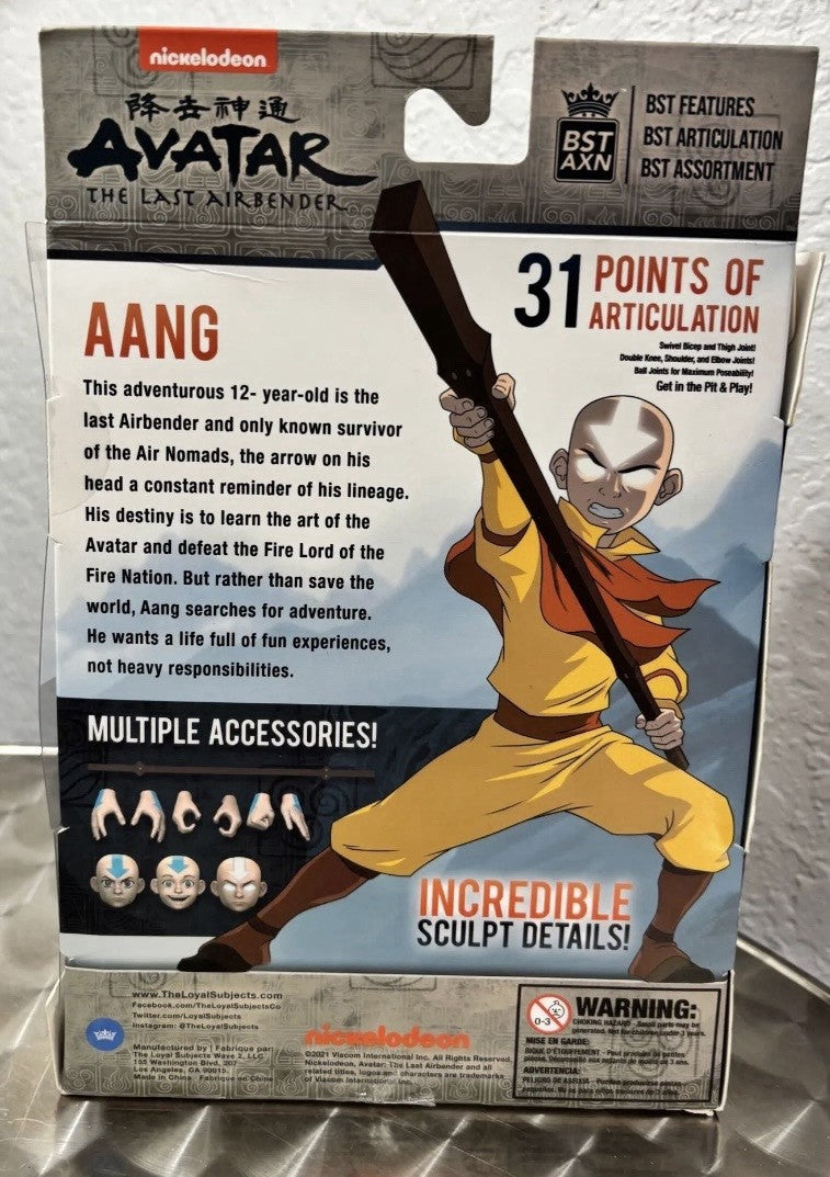 Avatar: The Last Airbender BST AXN Aang Action Figure
