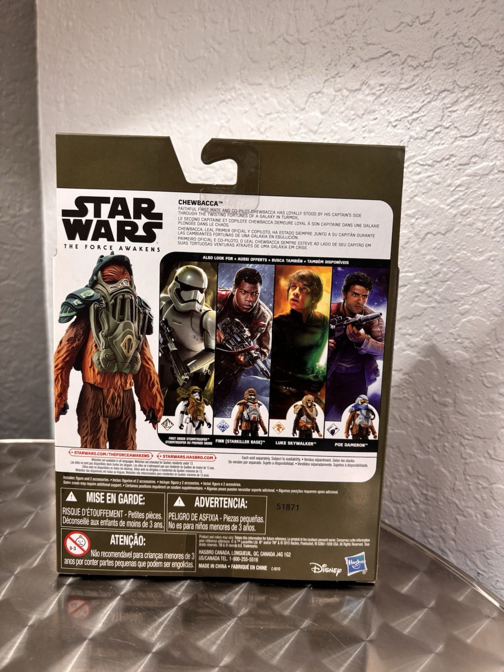 Hasbro Star Wars Armor Up Chewbacca 4" Action Figure Set The Force Awakens New