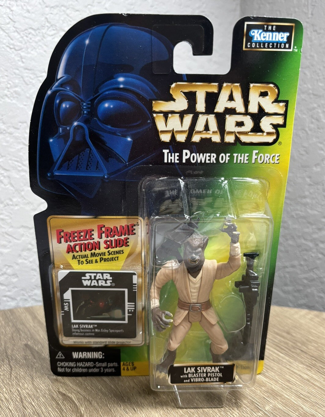 Star Wars Lak Sivrak 3.75" Figure Power of the Force Freeze Frame New 1997