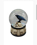 3 1/4" Raven On Skull Water Glob