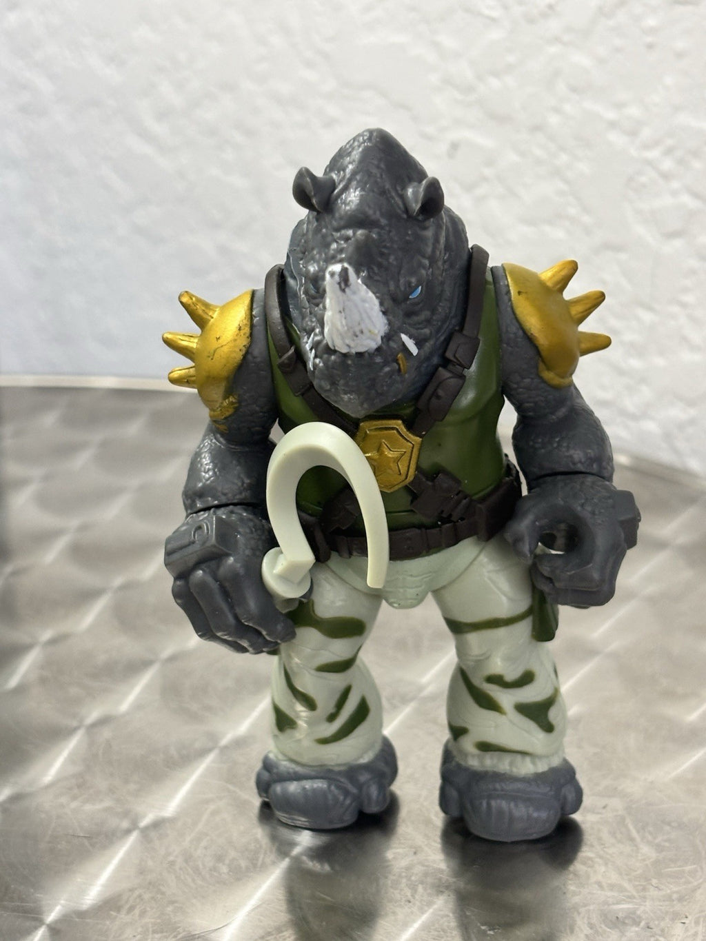 TMNT Teenage Mutant Ninja Turtles Rocksteady Action Figure Viacom Playmates 2014