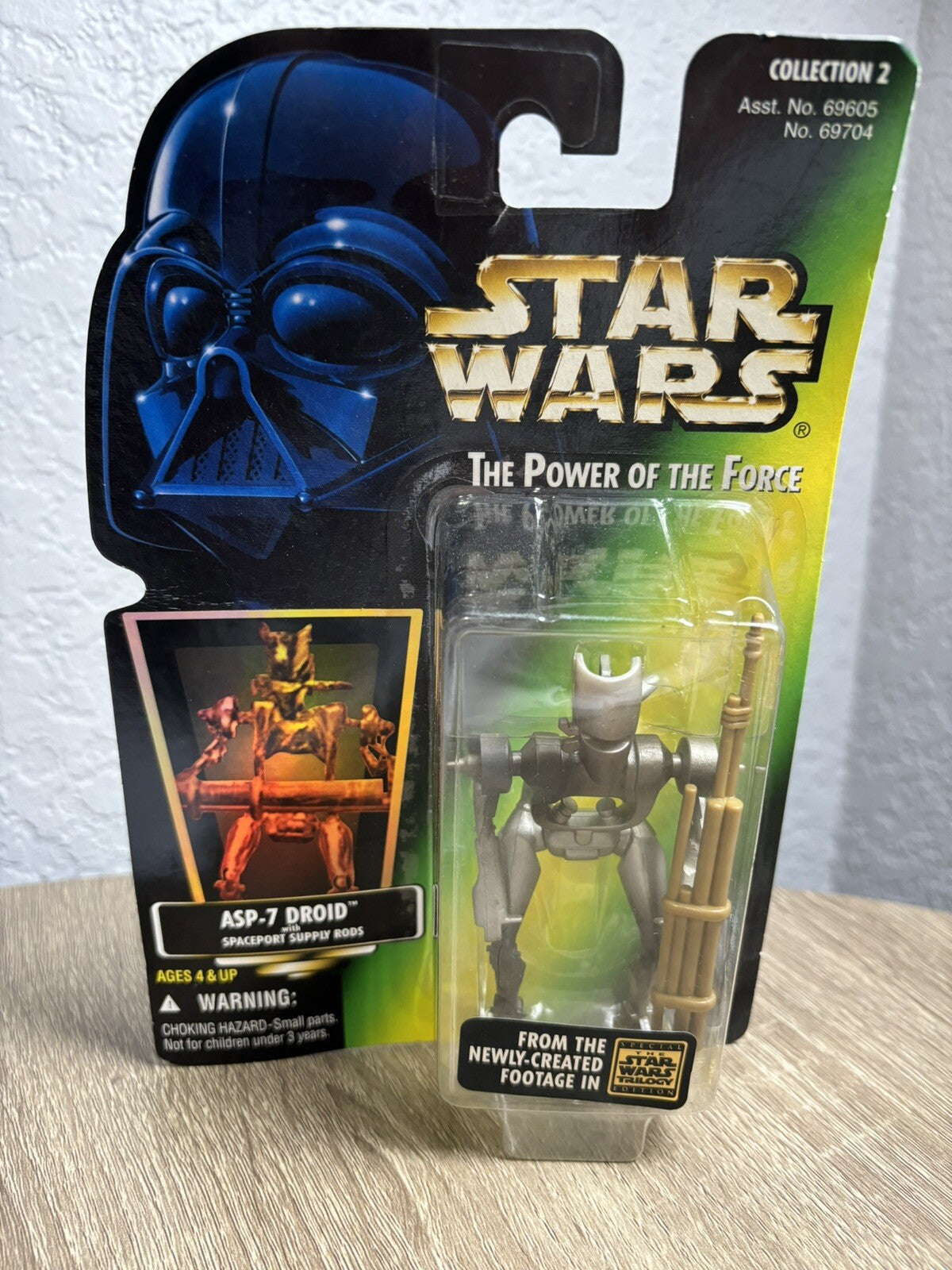 Star Wars: Power of the Force ASP-7 Droid Special Edition Figure (1996) - NEW