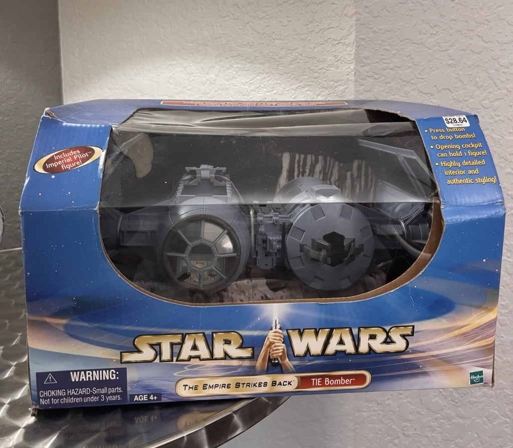 Star Wars Empire Strikes Back TIE Bomber and Pilot BRAND 2002