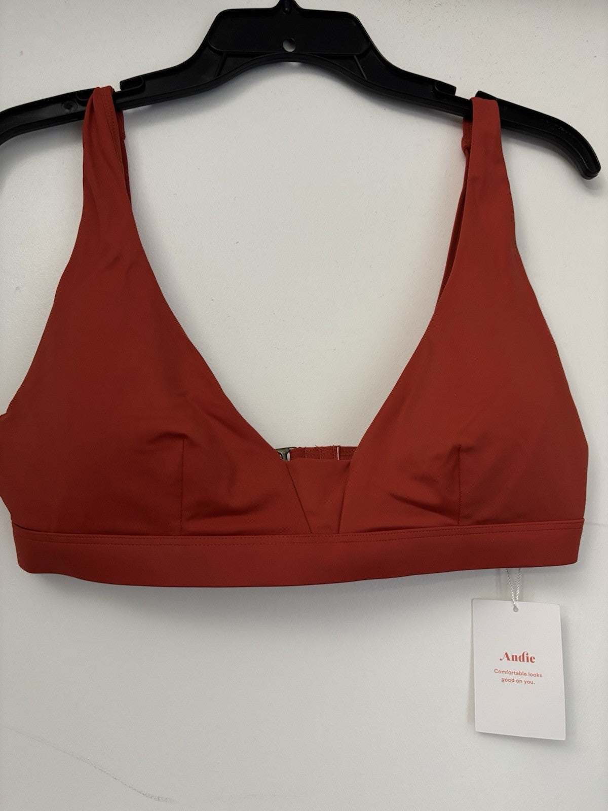 NWT Andie Swim The Tahiti Top Bikini Top Flat Chili Pepper Size Medium M NEW