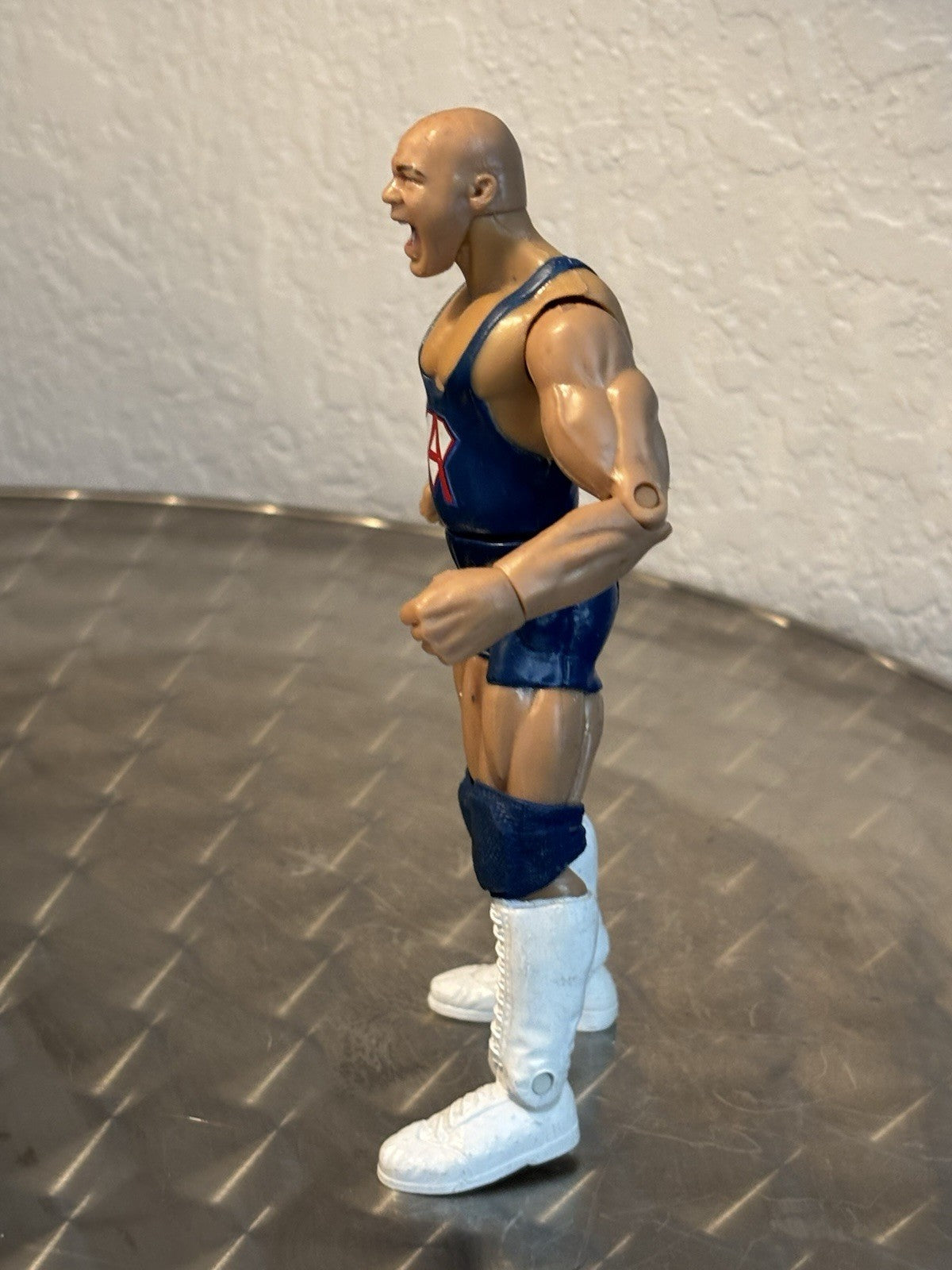 KURT ANGLE 2000 JAKKS WRESTLING ACTION FIGURE WWE WWF