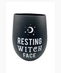 4 5/8" Resting Witch Face Glass