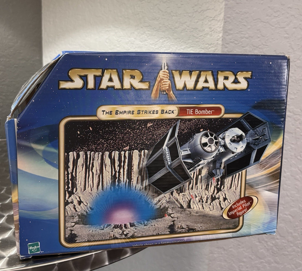 Star Wars Empire Strikes Back TIE Bomber and Pilot BRAND 2002
