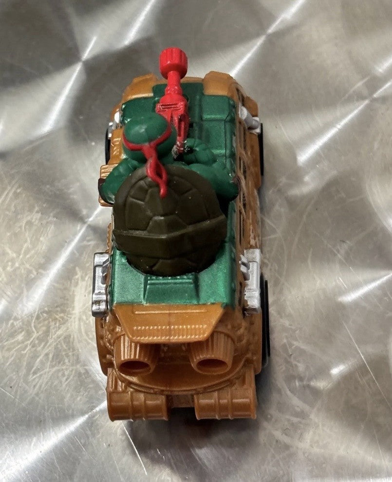 TMNT Teenage Mutant Ninja Turtles Raphael Playmates Assault Van Diecast Car Van