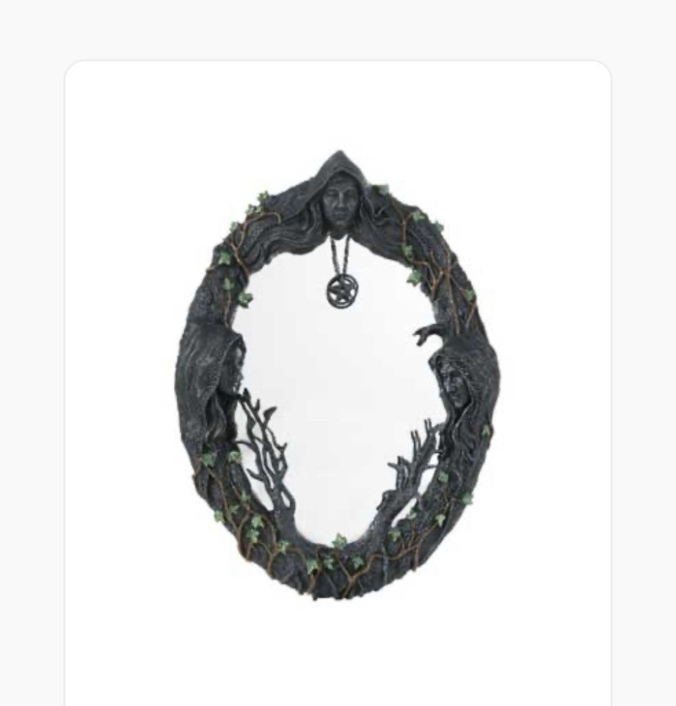 17" Maiden, Mother, Crone Wall Mirror