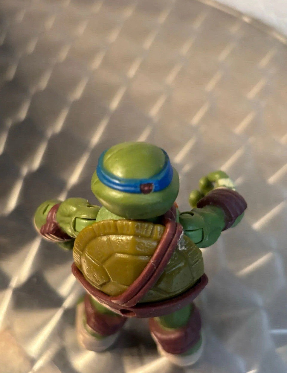 Viacom "Leonardo" Ninja Turtle Toy Action Figure Adjustable Joint Posable 2012