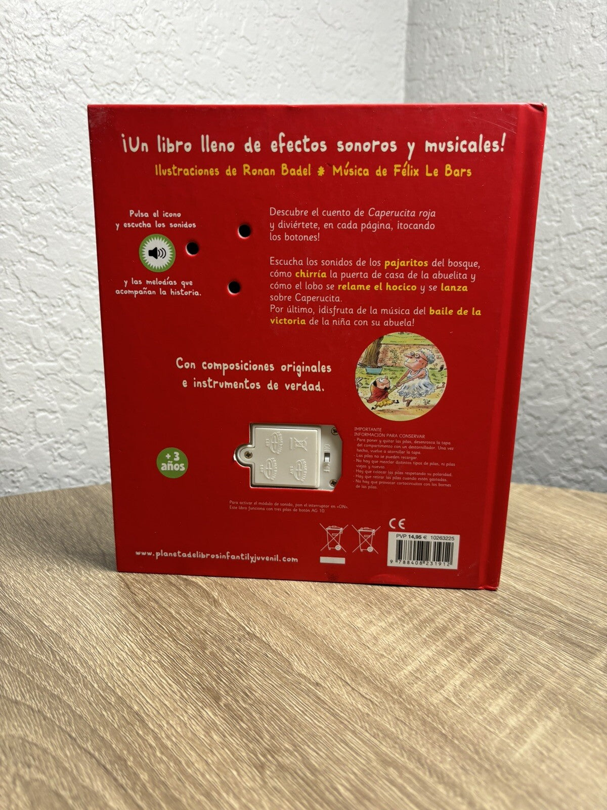 Caperucita Roja. Libro Musical. Ranan Badel Hardcover