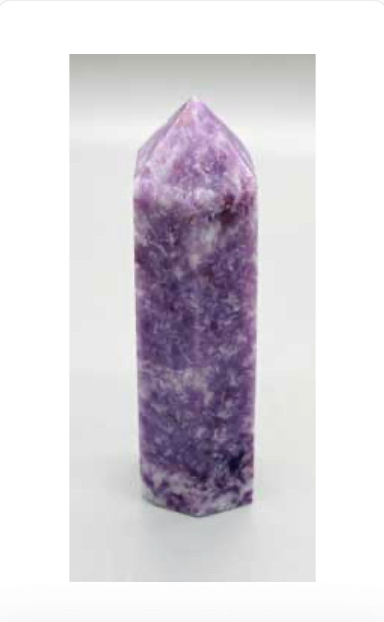 3" Lepidolite Obelisk