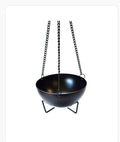 12" Hanging Metal Incense Burner