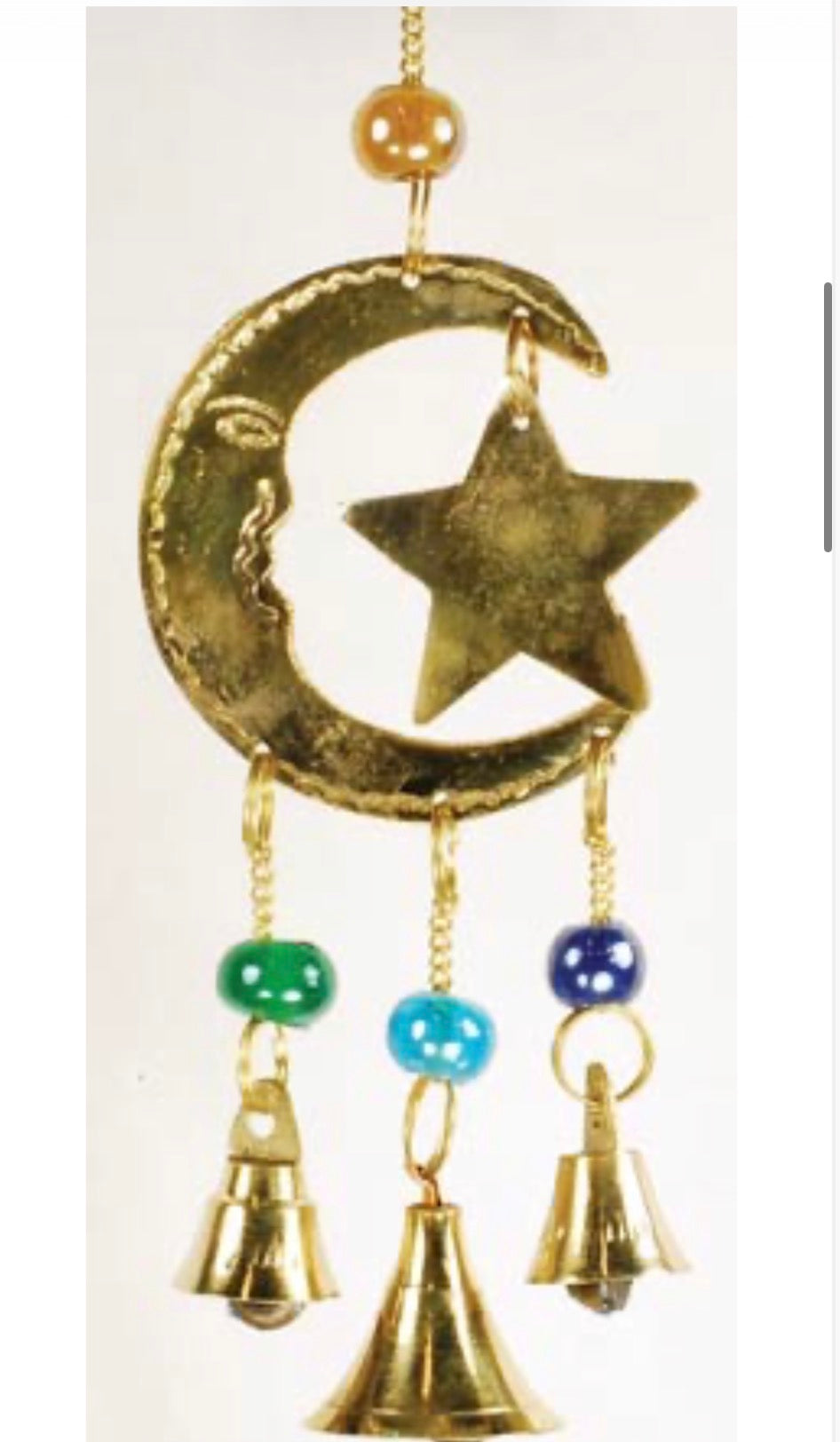 Three Bell Star And Moon Wind Chime