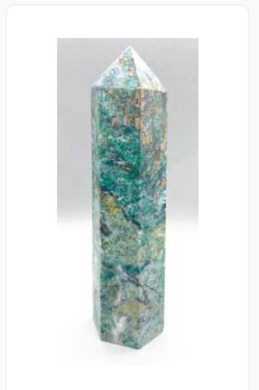 ~6+" Dark Green Obelisk