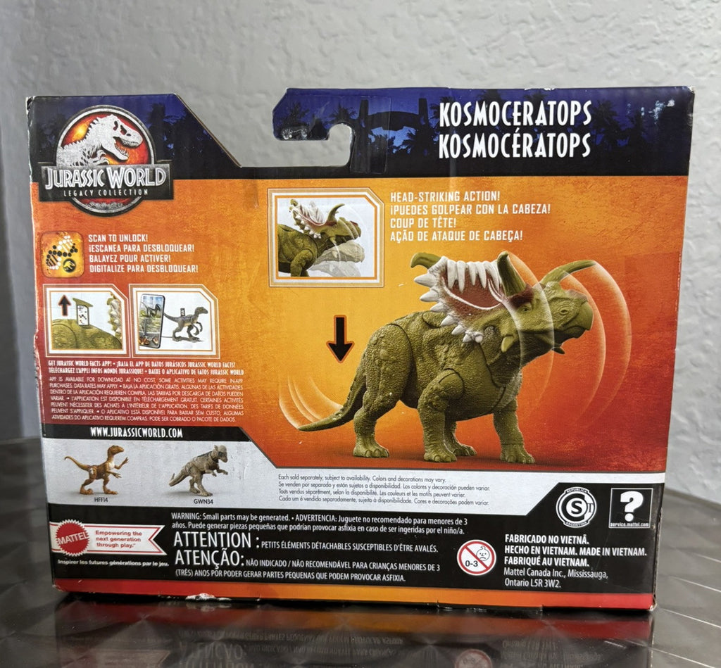 Jurassic World Legacy Collection KOSMOCERATOPS Dinosaur Figure w/ Attack 7” NEW
