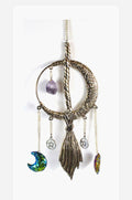 12"X 3 1/2" Moon & Broom Wall Hanging