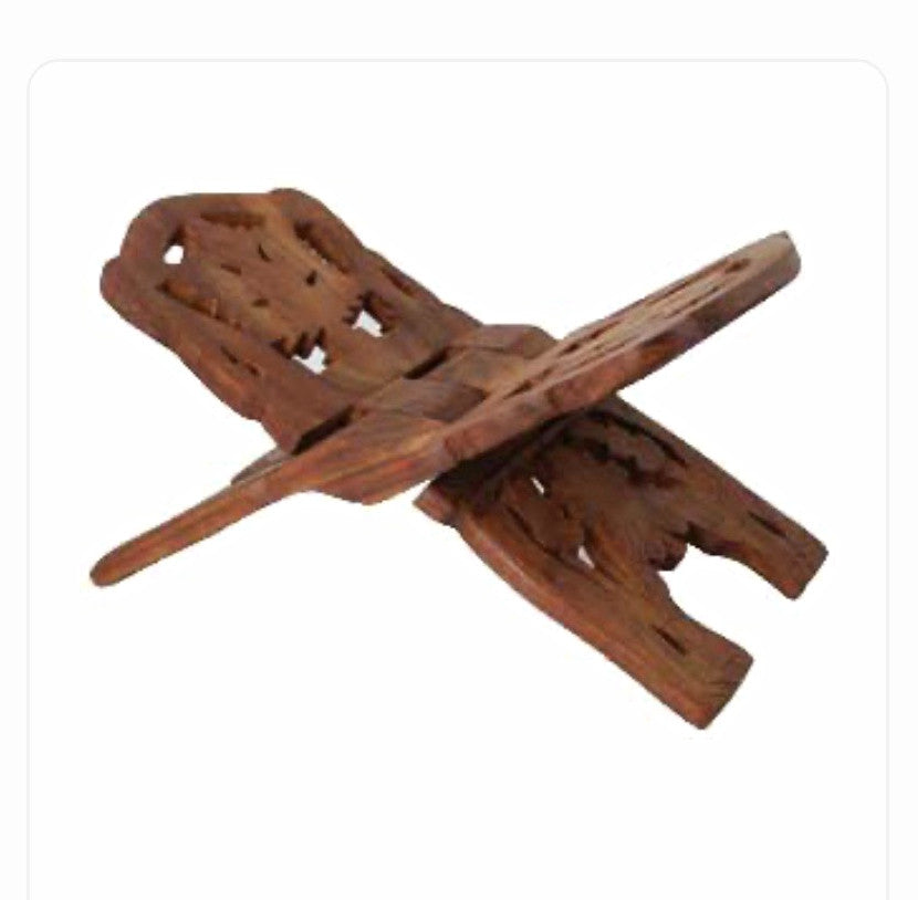 Wooden Book Holder 10"